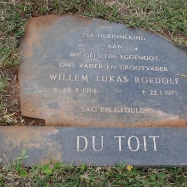 TOIT Willem Lukas Roedolf, du 1914-1971