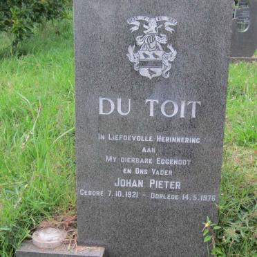 TOIT Johan Pieter, du 1921-1976