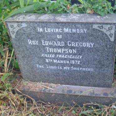 THOMPSON Roy Edward Gregory -1972