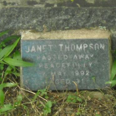 THOMPSON Janet -1992