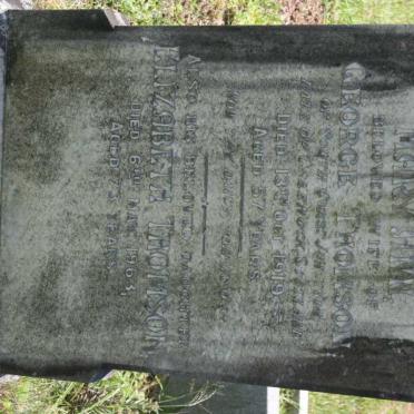 THOMSON Mary Ann -1919 :: THOMSON Elizabeth -1963