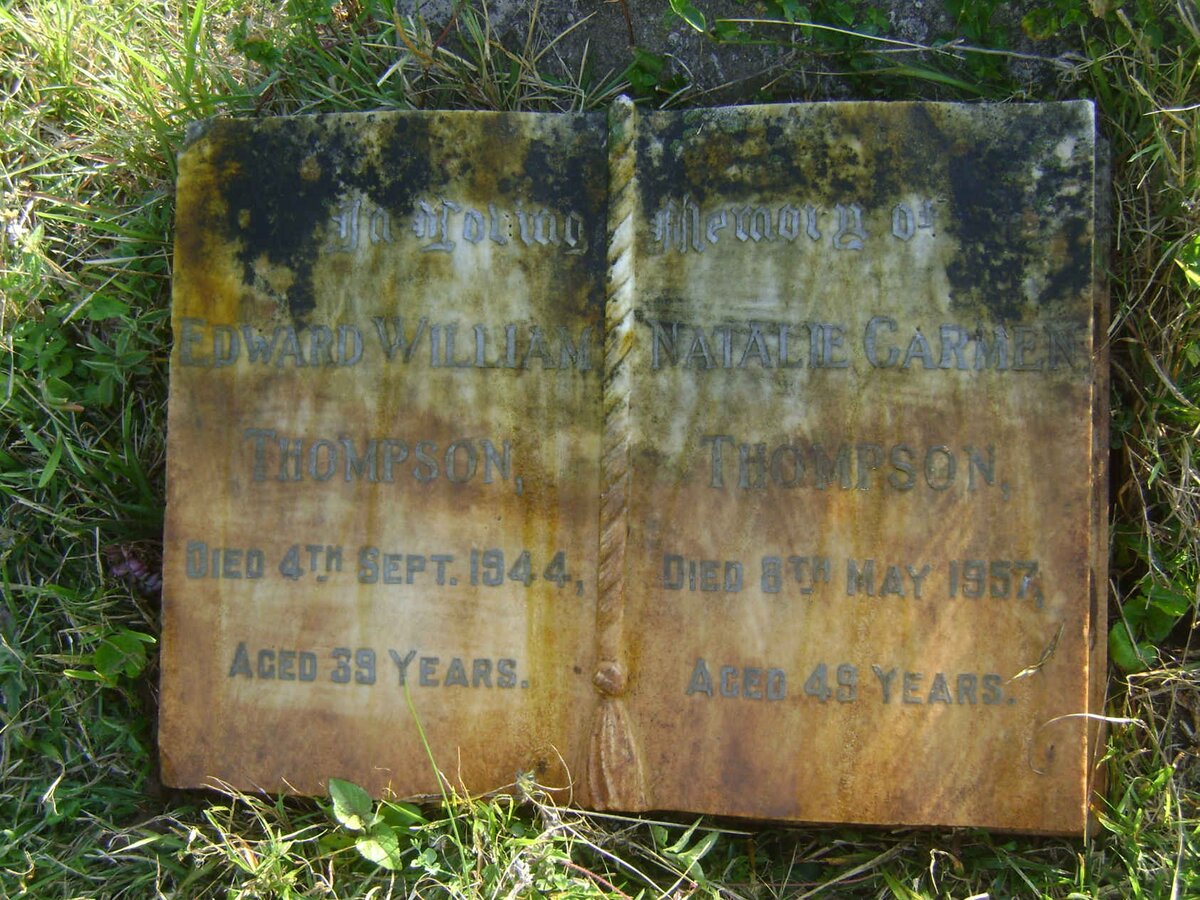 THOMPSON Edward William -1944 &amp; Natalie Carmen -1957