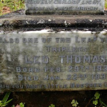 THOMAS Leo 1936-1937