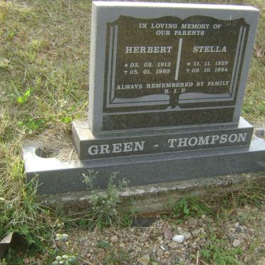 THOMPSON Herbert, GREEN 1912-1989 &amp; Stella 1929-1994