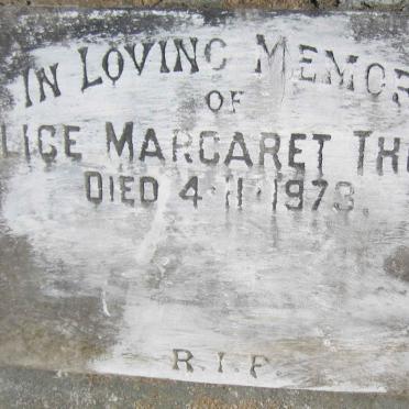 THRING Alice Margaret -1973
