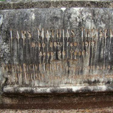 THEISEN Lars Mathias -1918 &amp; Natalia Regine 1878-1909 :: THEISEN Leif 1909-1909