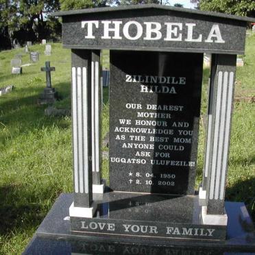 THOBELA Zilindile Hilda 1950-2002