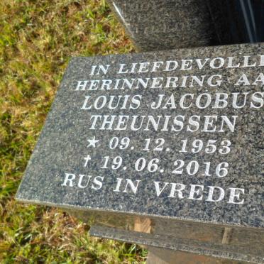 THEUNISSEN Andries Marthinus 1918-1965 &amp; Anna Magrieta 1921-2007 :: THEUNISSEN Louis Jacobus 1953-2016