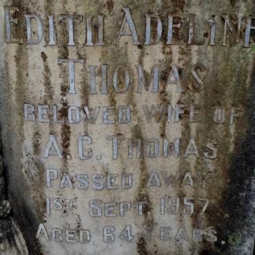 THOMAS Ethel -1949 :: THOMAS Edith Adeline -1957