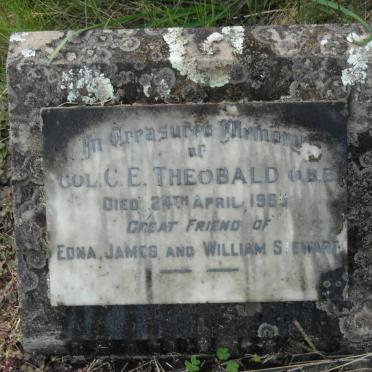 THEOBALD Col C.E. -1960