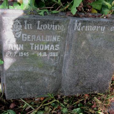 THOMAS Geraldine Ann 1945-1988