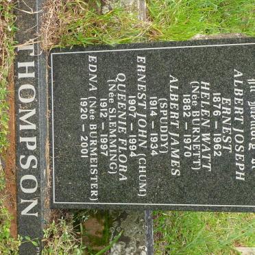 THOMPSON :: SLEMMING :: BURMEISTER :: WATT :: BURNETT