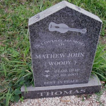 THOMAS Mathew John 1910-2001