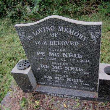 THOMPSON F.E. Mc Neil, 1922-2004 &amp; R.L. Mc Neil 1924-2006 :: THOMPSON S.E. Mc Neil 1925-1998