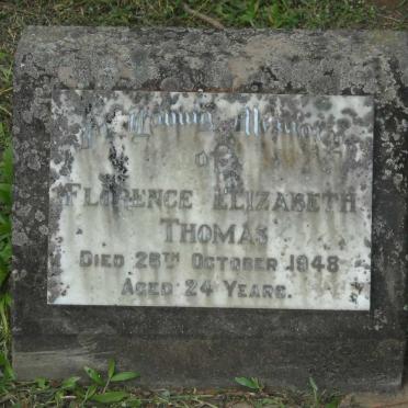 THOMAS Florence Elizabeth -1948