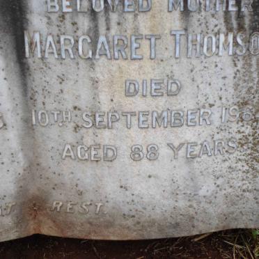 THOMSON  Margaret -1964