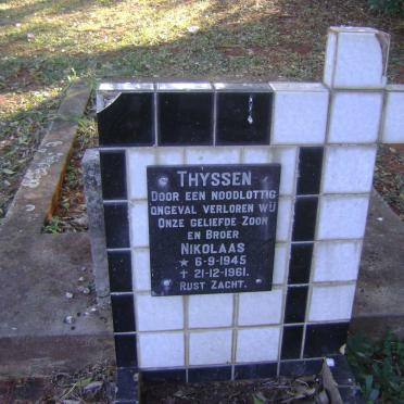 THYSSEN Nikolaas 1945-1961