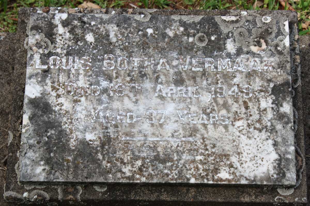 VERMAAK Louis Botha -1949