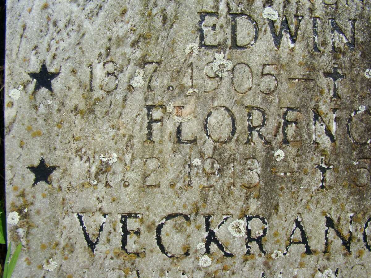 VECKRANGES Edwin 1905-1959  &amp; Florence 1913 -1997