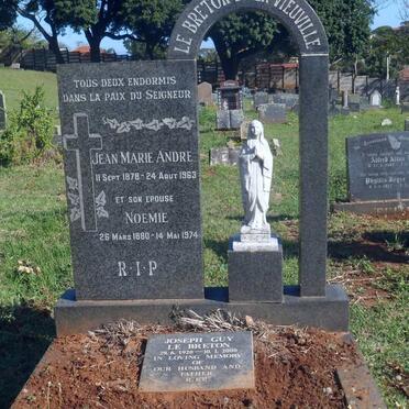 VIEUVILLE Jean Marie Andre, le  Breton de la 1878-1963 &amp; Noemie 1880-1974 :: LE BRETON Joseph Guy 1920-2000