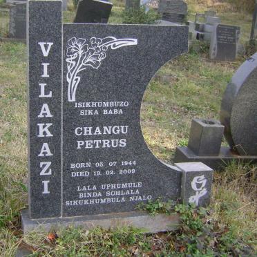 VILAKAZI Changu Petrus 1944-2009