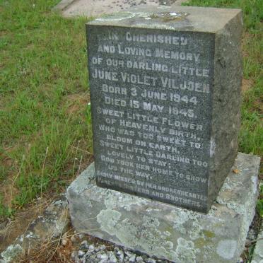 VILJOEN June Violet 1944-1945