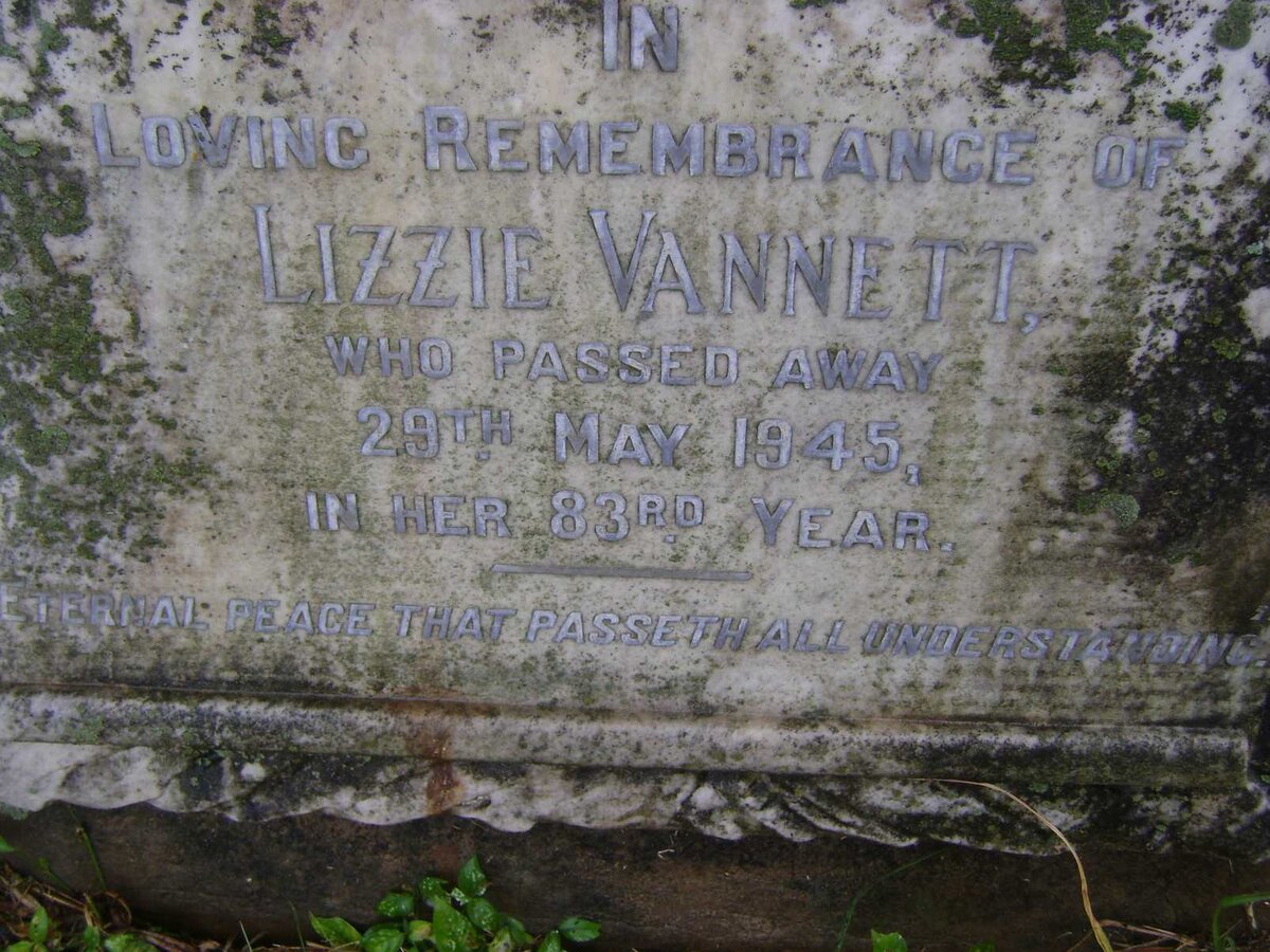 VANNETT Lizzie -1945