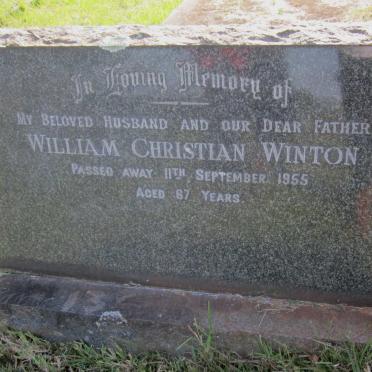 WINTON William Christian -1955