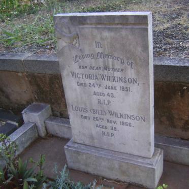 WILKINSON Victoria -1951 :: WILKINSON Louis -1966