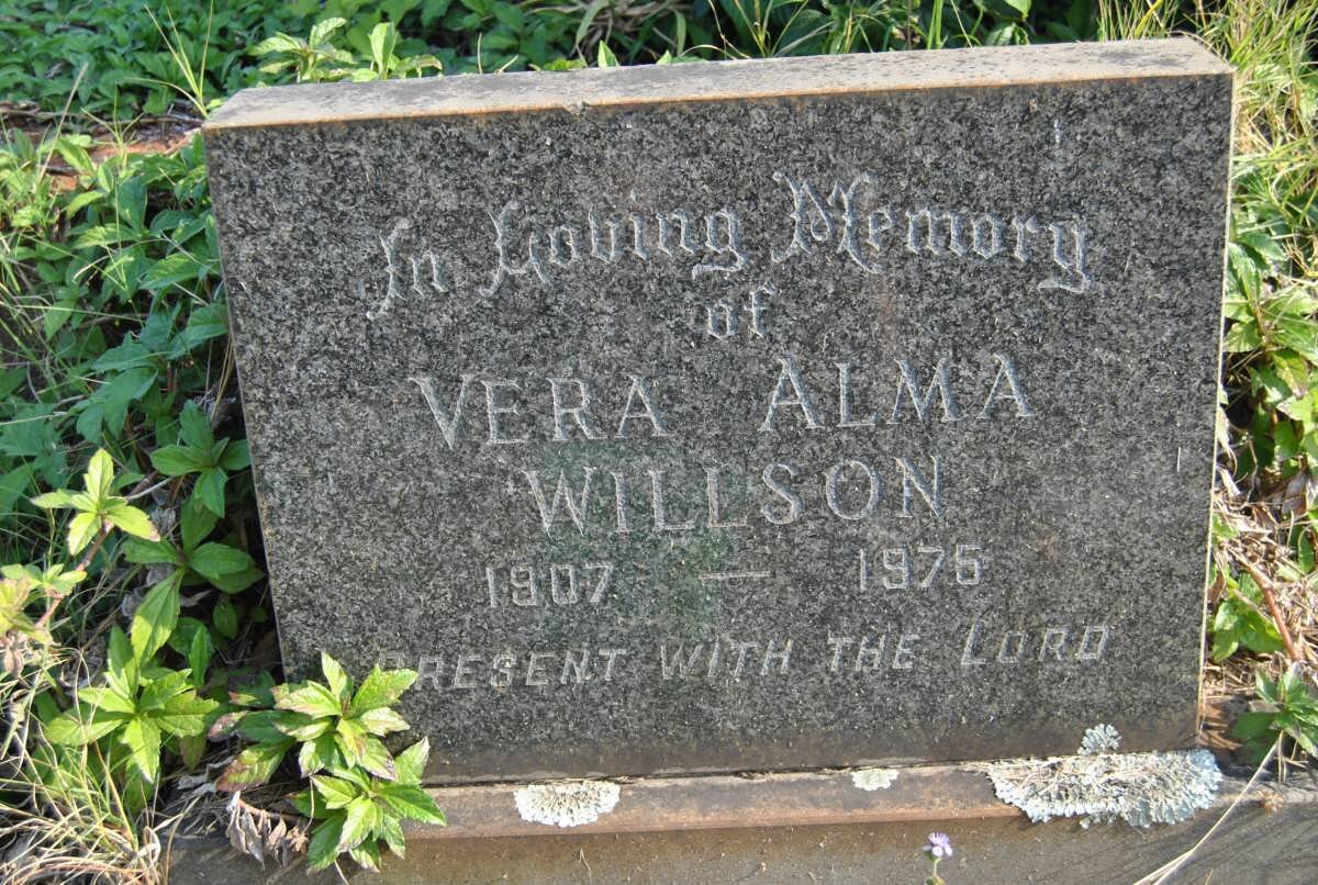WILLSON Vera Alma 1907-1975