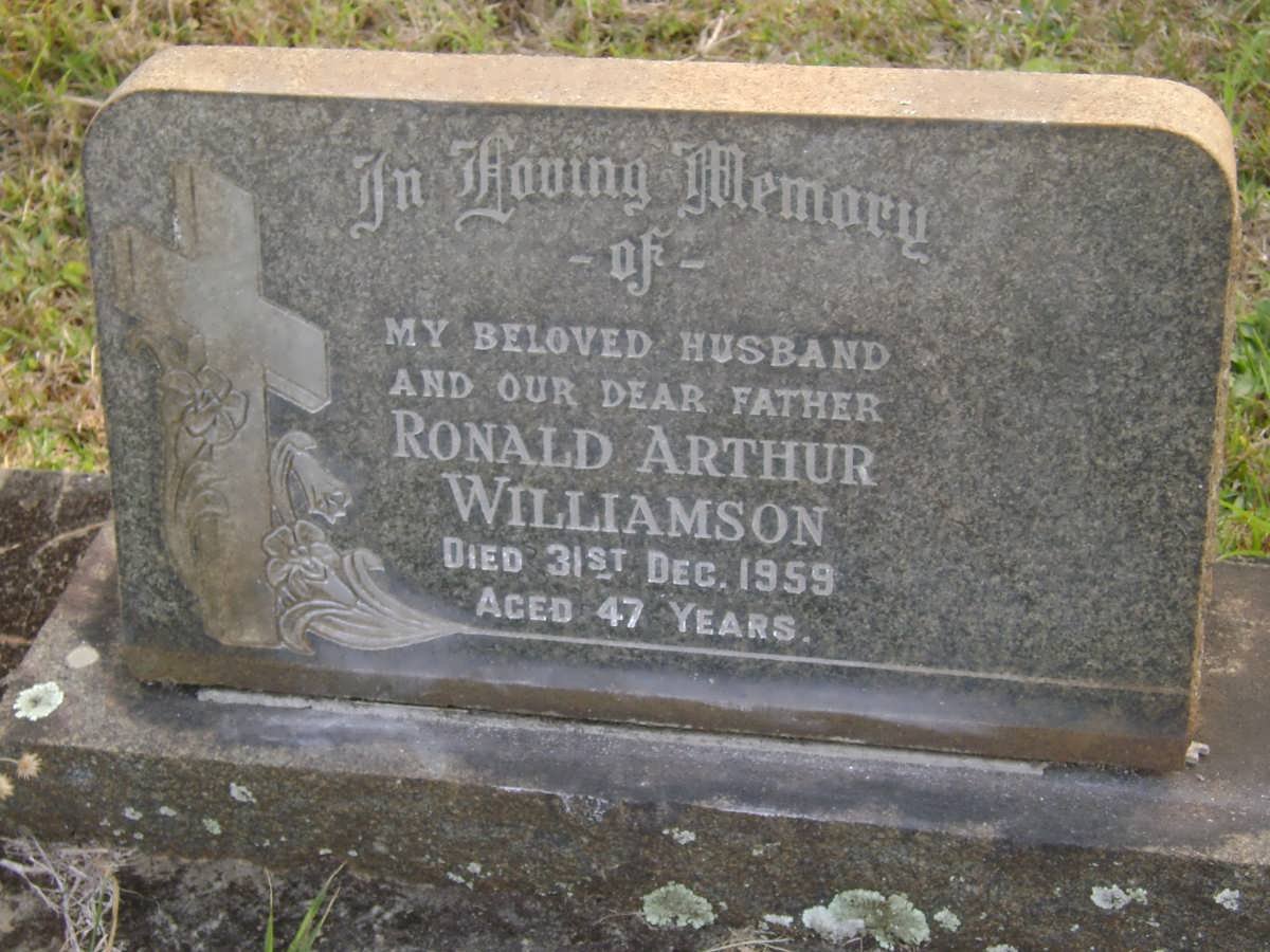 WILLIAMSON Ronald Arthur -1959
