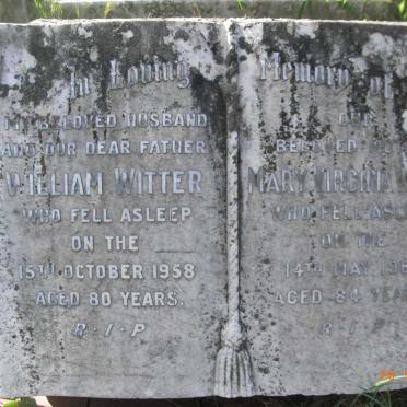 WITTER William -1958 &amp; Mary Virginia -1963 