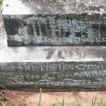 WILLMOT Elizabeth Jessie -1929