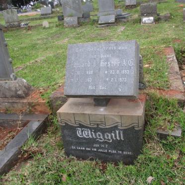 WIGGILL Edward John 1888-1963 &amp; Hester Aletta Geertruida BOTES 1893-1973