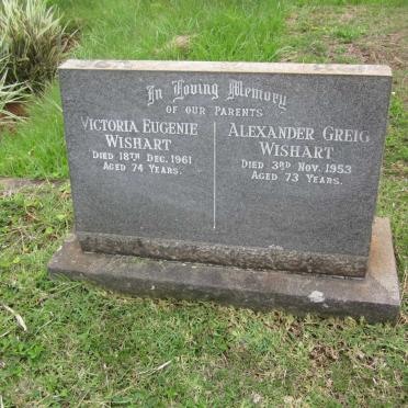 WISHART Alexander Greig  -1953 &amp; Victoria Eugenie  -1961