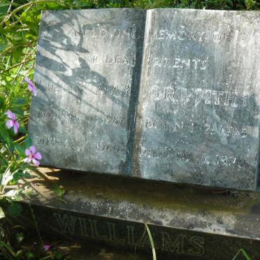 WILLIAMS Griffiths 1885-1970 &amp; Lilian May 1887-1969