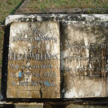 WILLIAMS Eliza -1925