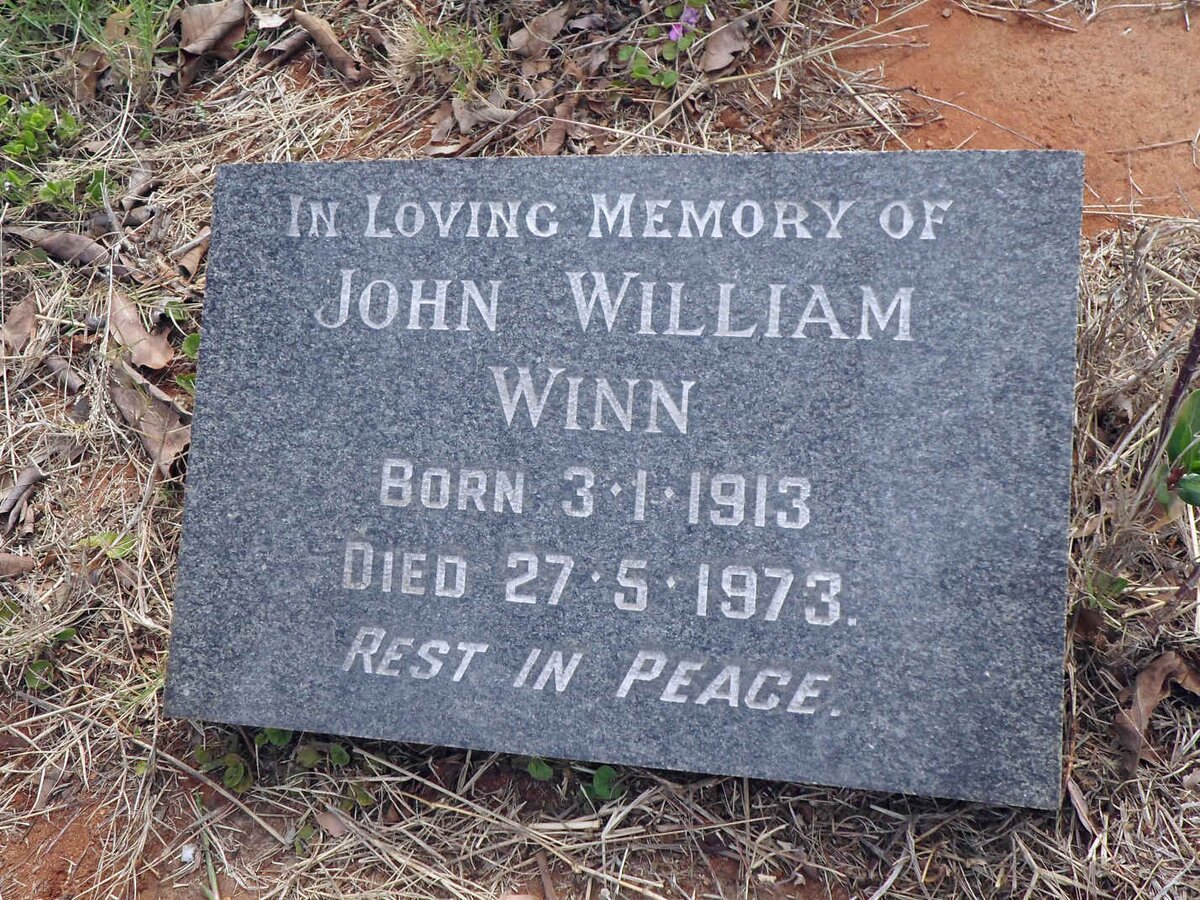 WINN John William 1913-1973