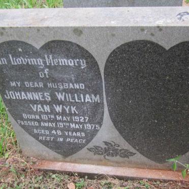 WYK Johannes William, van 1927-1975