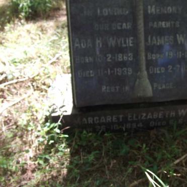 WYLIE James 1861-1947 &amp; Ada H. 1863-1939 :: WYLIE Margaret Elizabeth 1884-1950