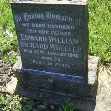 WHEELER Edward William Richard -1946