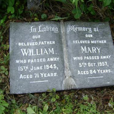 WHITSITT William -1945 &amp; Mary -1957