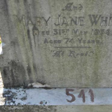WHITE Mary Jane -1938