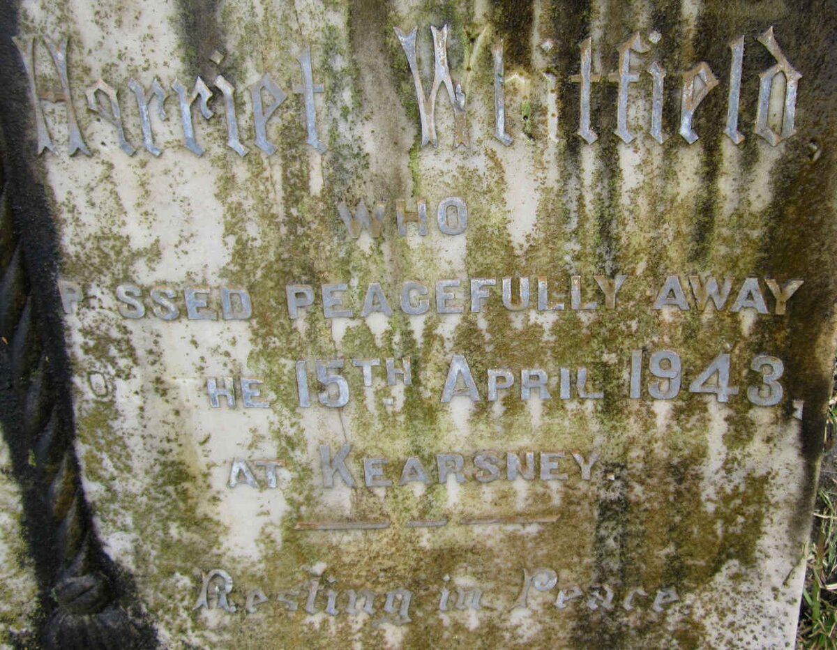 WHITFIELD Harriet -1943