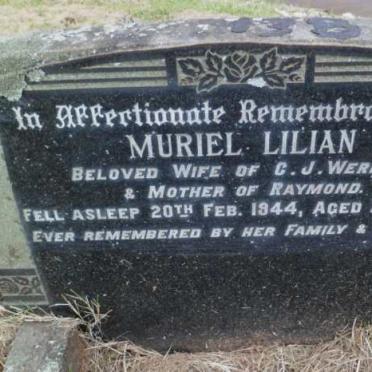 WERNER Muriel Lilian -1944