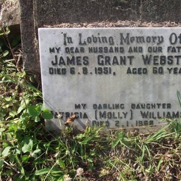 WEBSTER James Grant -1951 :: WILLIAMSON Patricia -1968