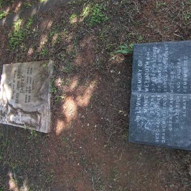 WEYMOUTH Minnie 1897-1986 :: TARPEY Denis John Knight 1948-1958