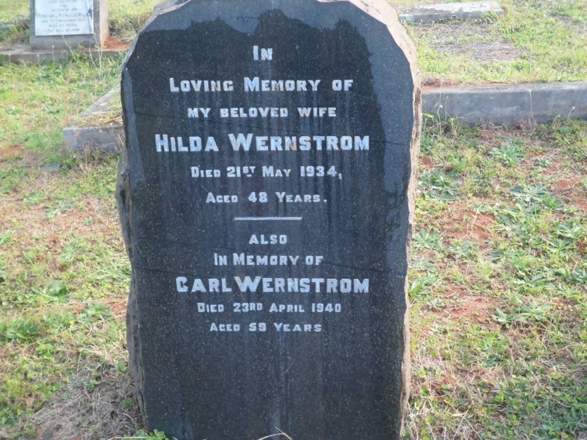 WERNSTROM Carl -1940 &amp; Hilda -1934