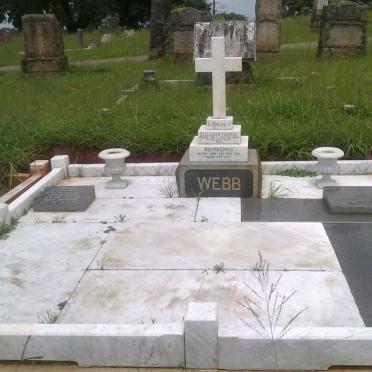 1. Overview WEBB family grave