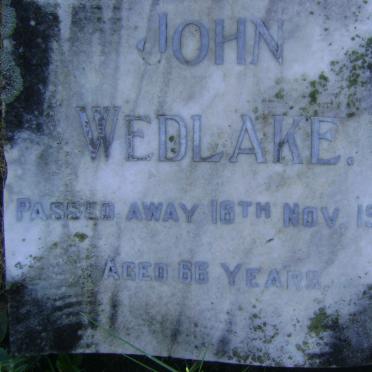 WEDLAKE Frederick John -1947 